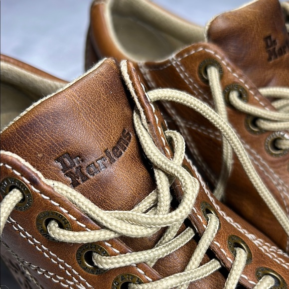 Dr Martens Shoes Wmn's Size 7 Brown Leather 12283 Platform Daisy Chunky Oxford - Picture 5 of 13